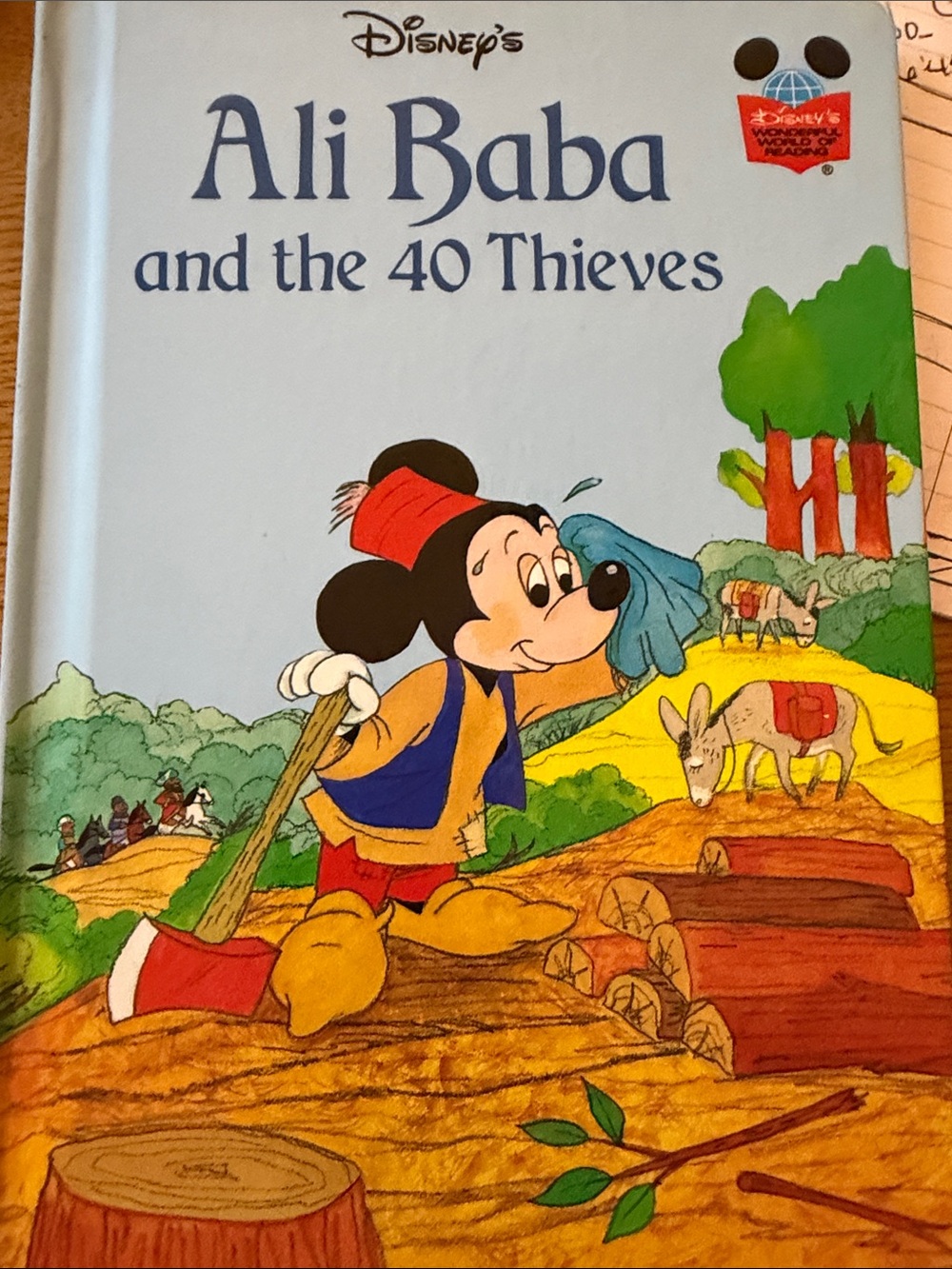 Disney Ali Baba and the 40 Thieves Art Print - Blue, Red, Green, Yellow